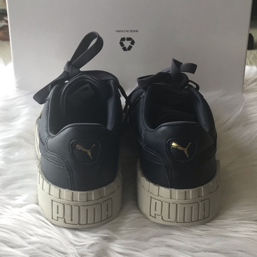 Puma Cali Emboss Leather Sneakers - Picture 4 of 8